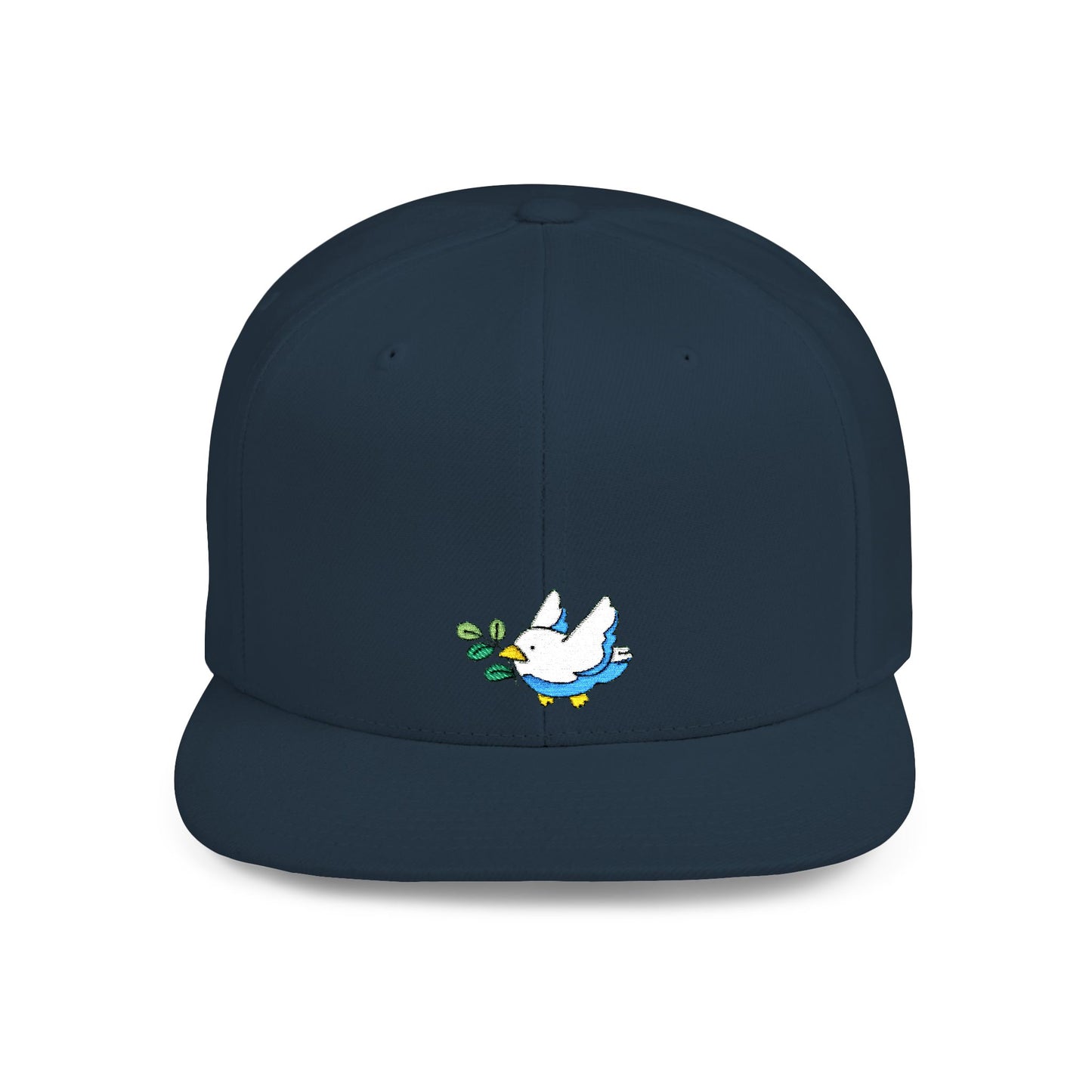 Icons Embroidered Bird Flat Bill Snapback – Lightweight, Custom Fit, Premium Quality