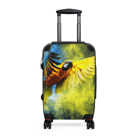 Animals Blue Yellow Macaw Carry-On Suitcase - Stylish Luggage for Travelers