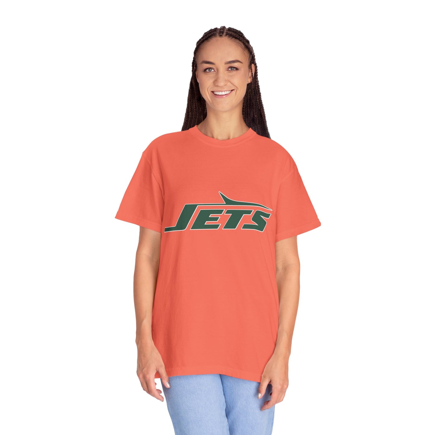 New York Jets Football Accessories Garment-Dyed T-Shirt – Premium Cotton Tee for Customization