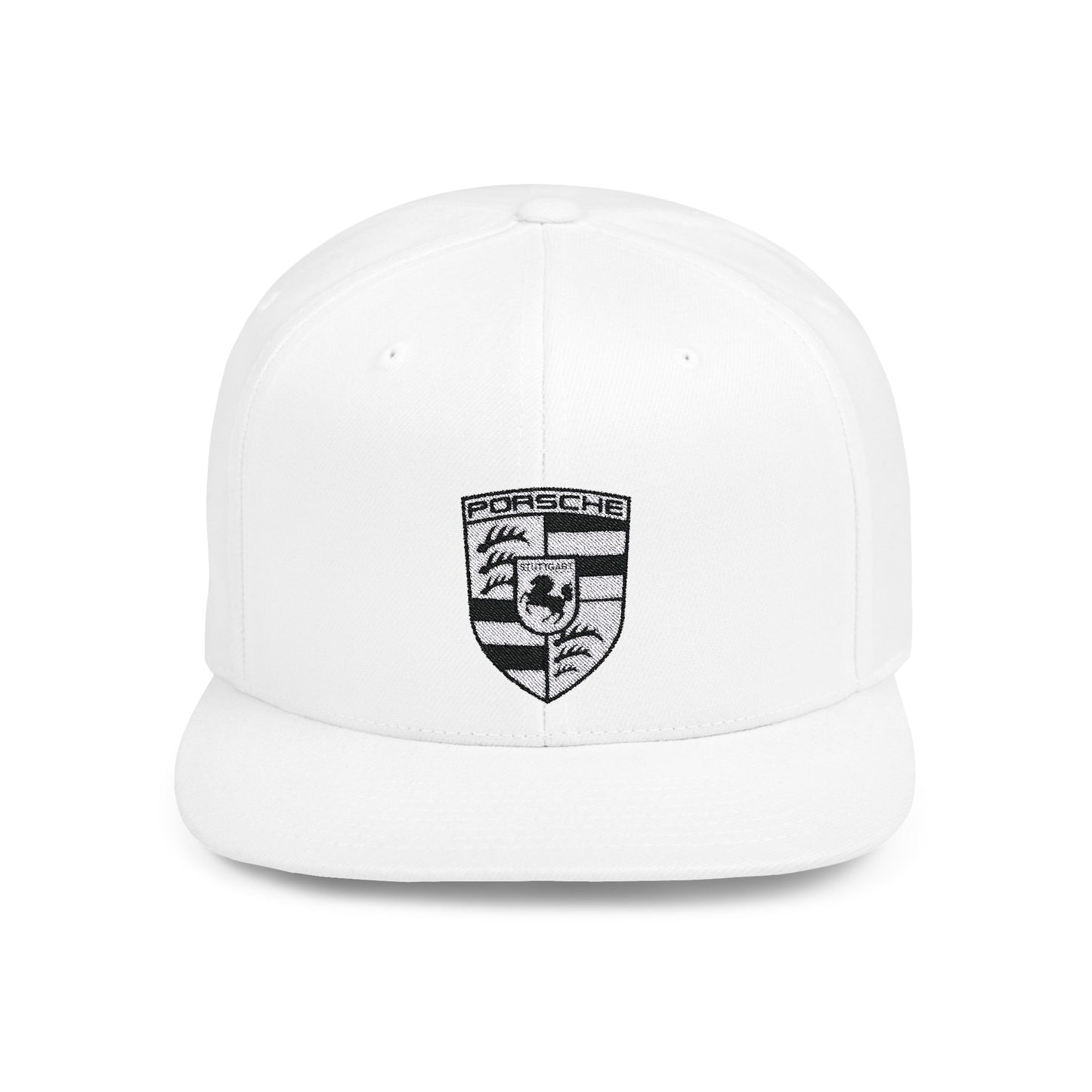 Porsche Flat Bill Snapback – Lightweight, Custom Fit, Premium Quality