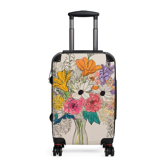 Nature Flowers Floral Spring Flowers Art Carry-On Suitcase - Stylish Luggage for Travelers