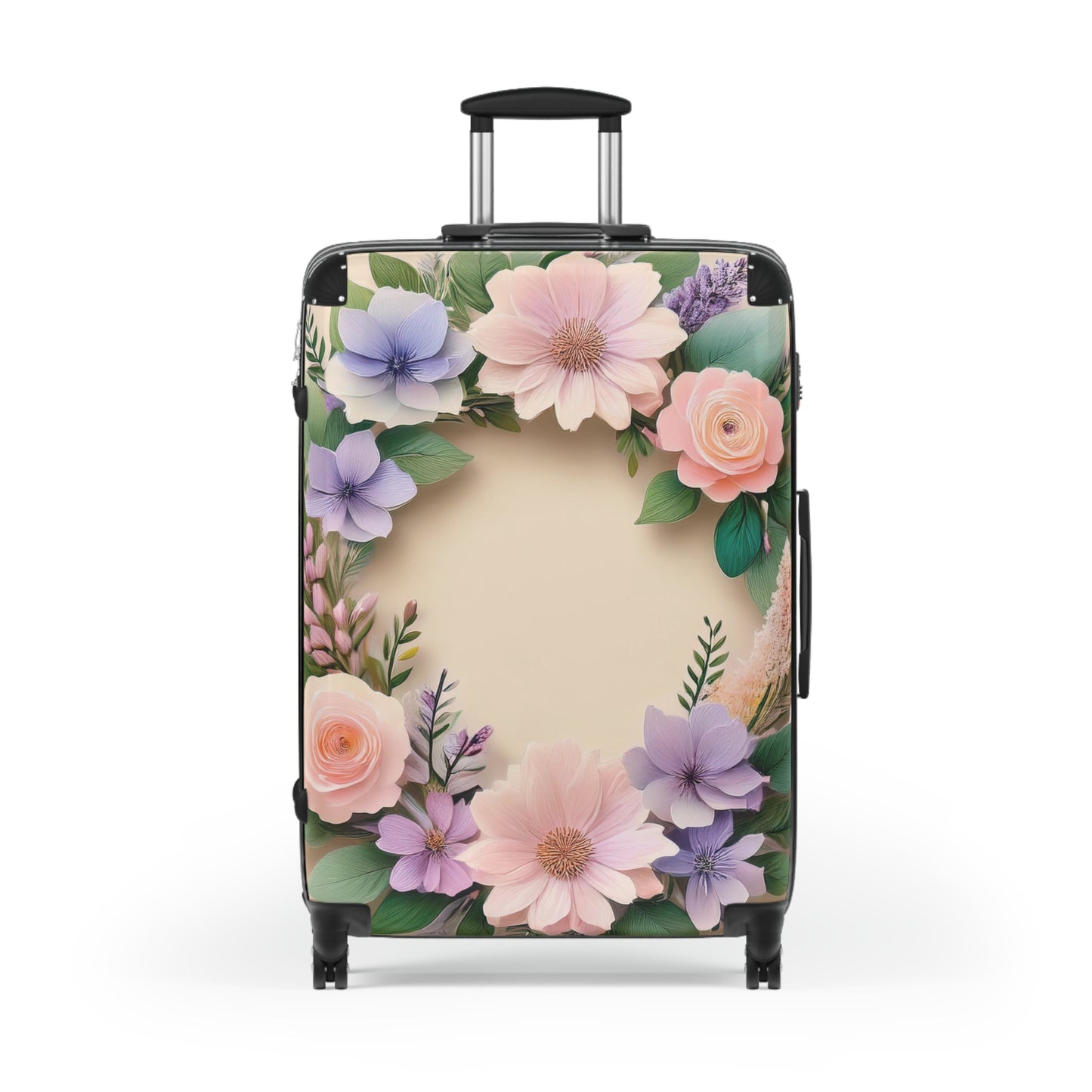 Nature Floral Summer Paper Flowers Carry-On Suitcase - Stylish Luggage for Travelers