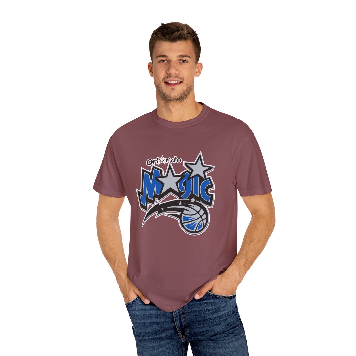 Orlando Magic Basketball Fanatics Garment-Dyed T-Shirt – Premium Cotton Tee for Customization