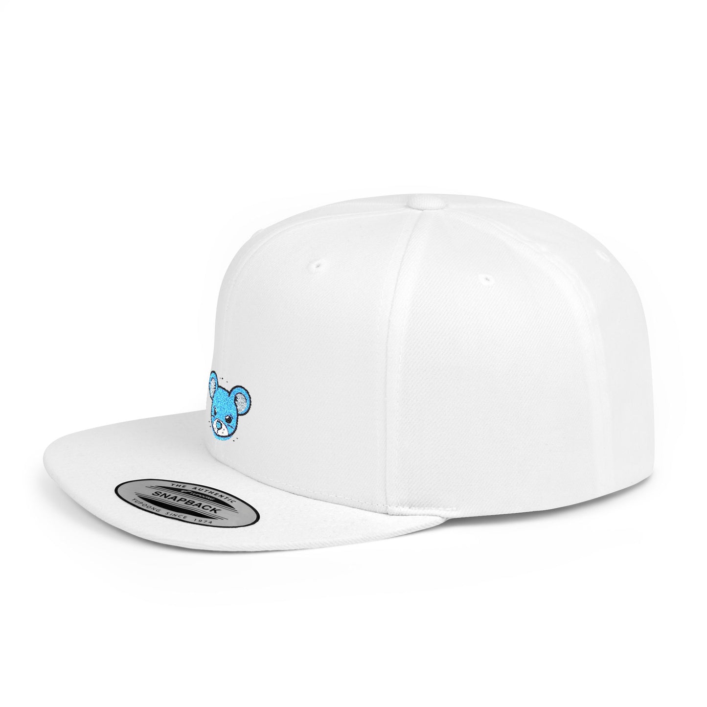 Icons Embroidered Mouse Flat Bill Snapback – Lightweight, Custom Fit, Premium Quality