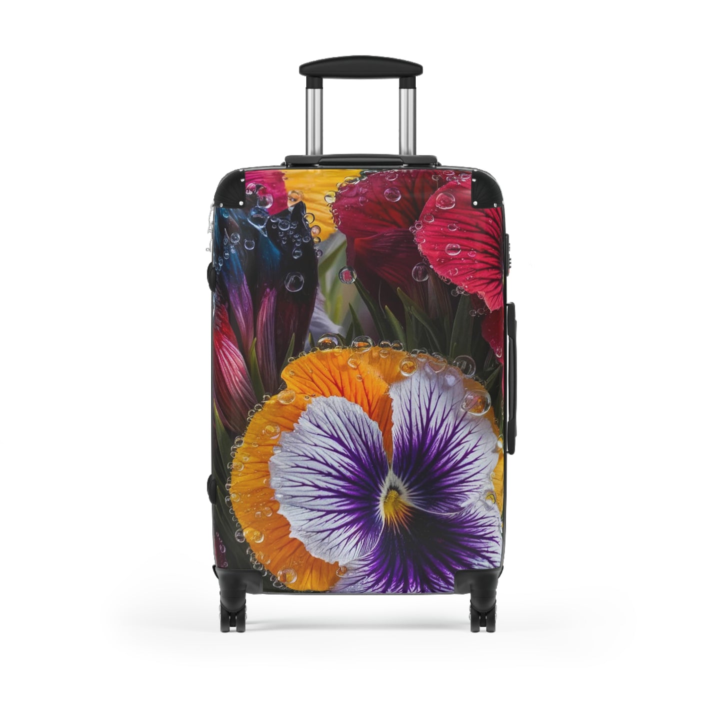 Nature Flowers Floral Background Art Carry-On Suitcase - Stylish Luggage for Travelers
