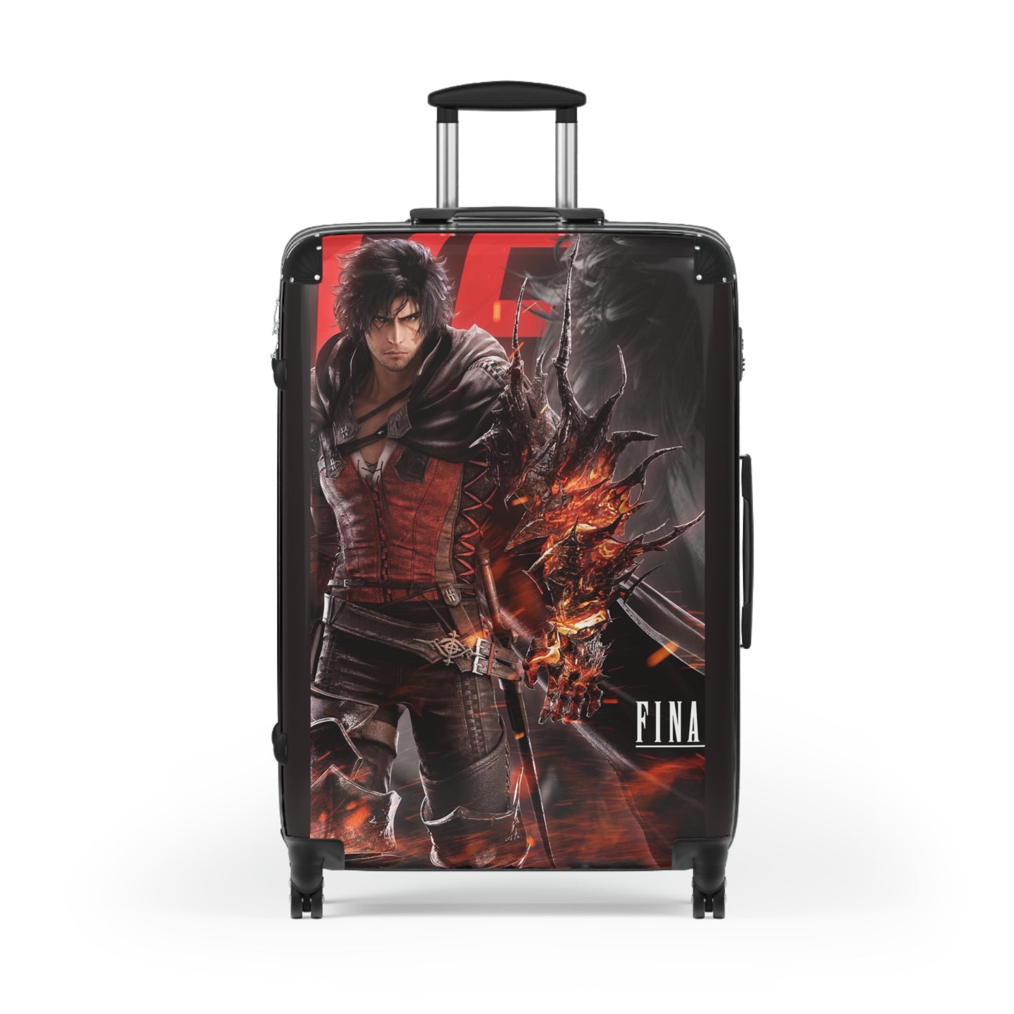 Video Games Final Fantasy XVI Clive Rosfield Carry-On Suitcase - Stylish Luggage for Travelers