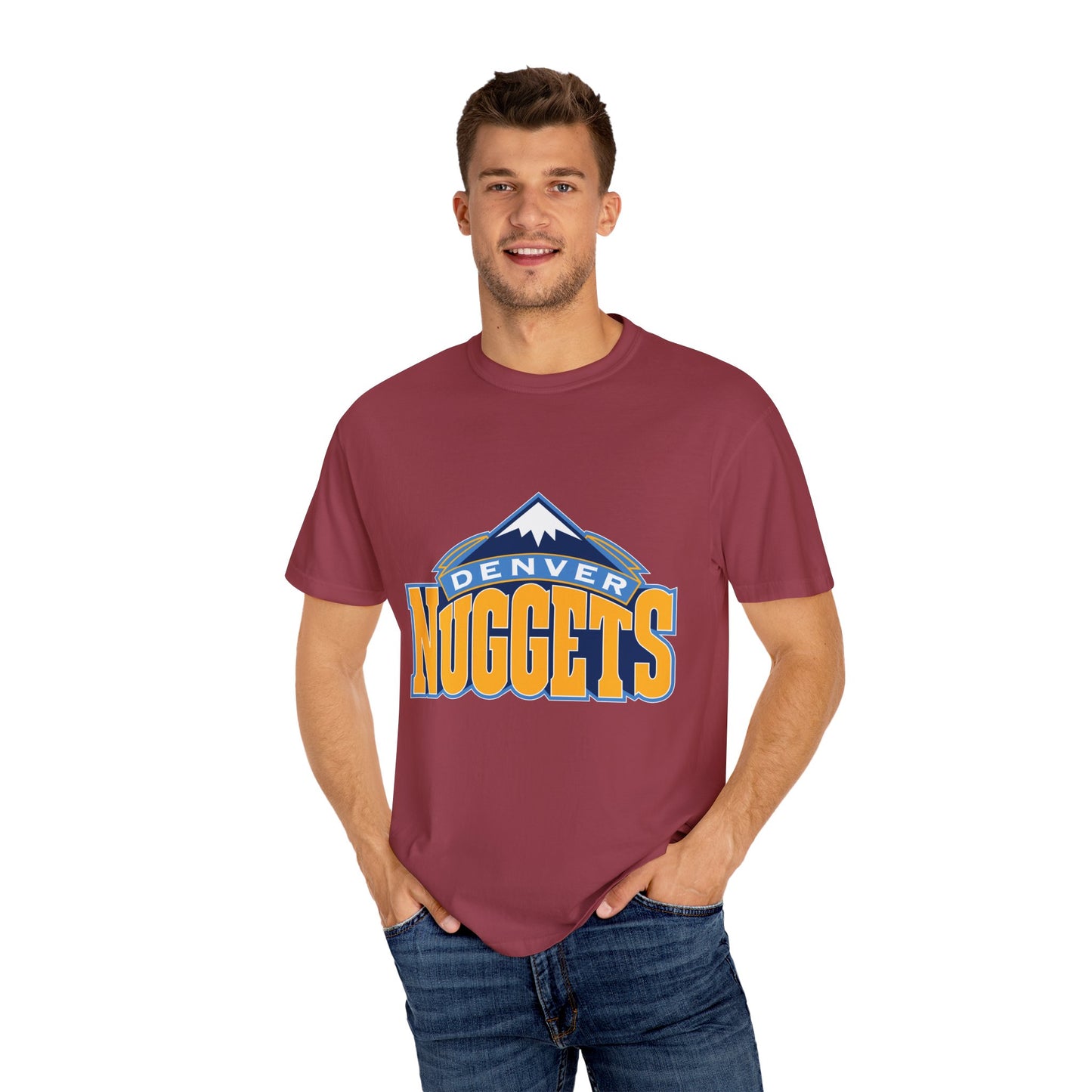 Denver Nuggets Garment-Dyed T-Shirt – Premium Cotton Tee for Customization