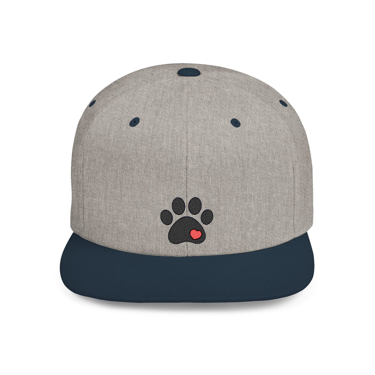 Icons Embroidered Foot Print Flat Bill Snapback – Lightweight, Custom Fit, Premium Quality