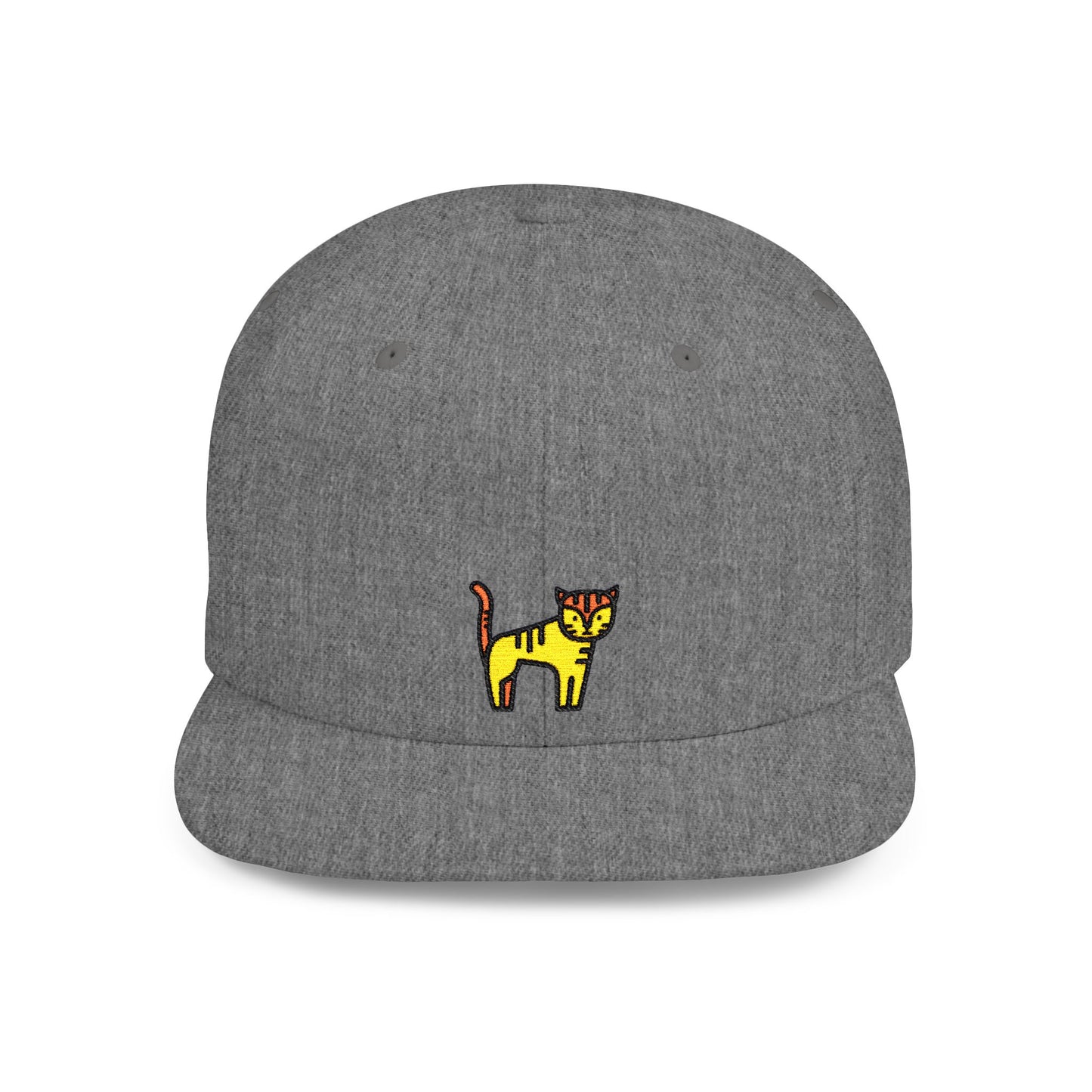 Icons Embroidered Tiger Flat Bill Snapback – Lightweight, Custom Fit, Premium Quality