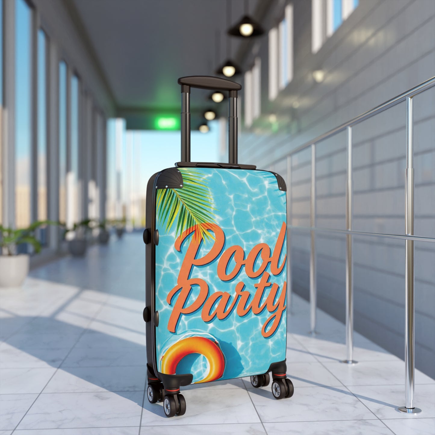 Nature Summer Pool Party Carry-On Suitcase - Stylish Luggage for Travelers