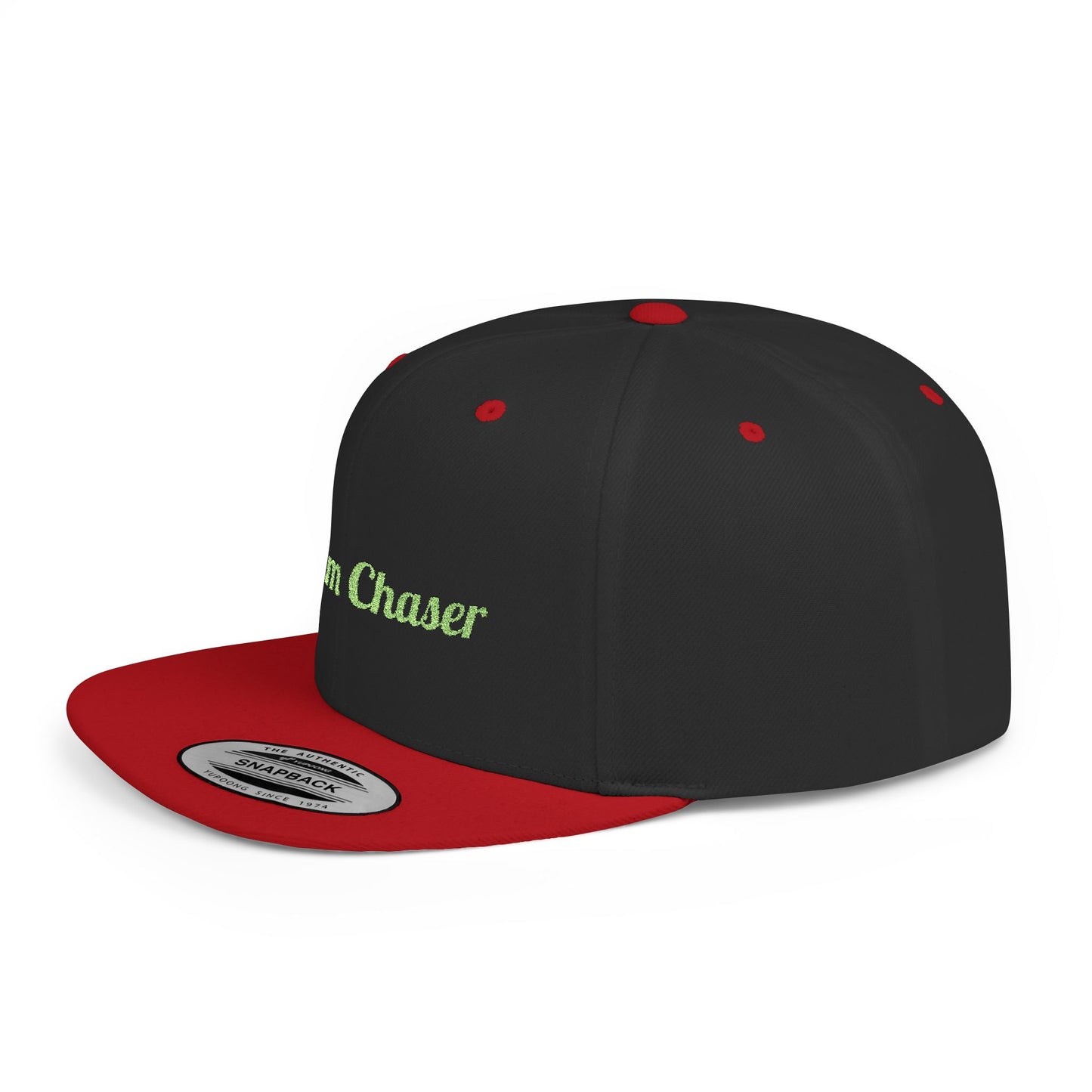 Text Dream Chaser Flat Bill Snapback – Lightweight, Custom Fit, Premium Quality
