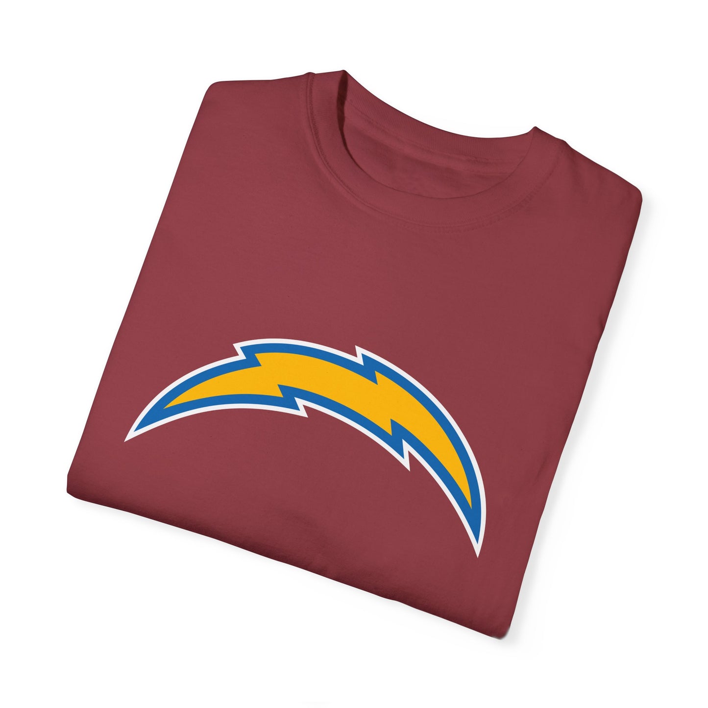 Los Angeles Chargers Team Merch Garment-Dyed T-Shirt – Premium Cotton Tee for Customization
