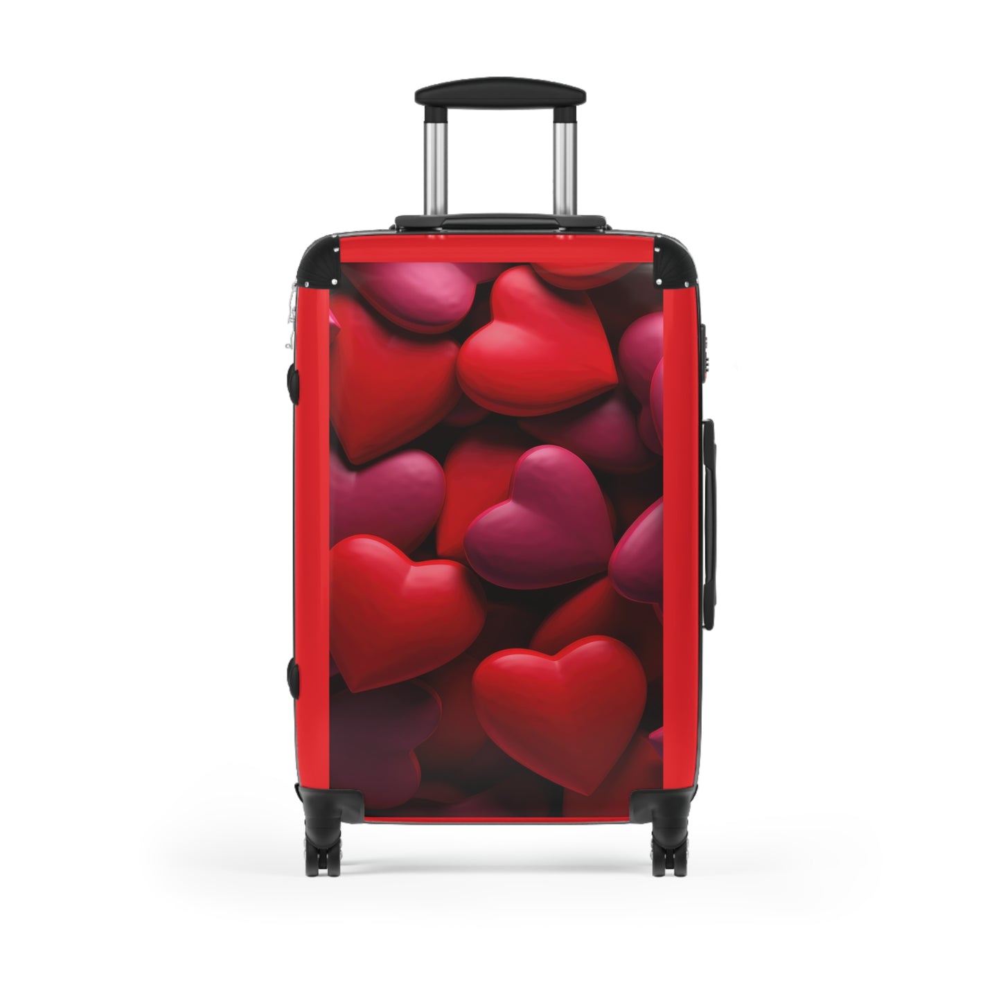 Love Heart Red Art Carry-On Suitcase - Stylish Luggage for Travelers
