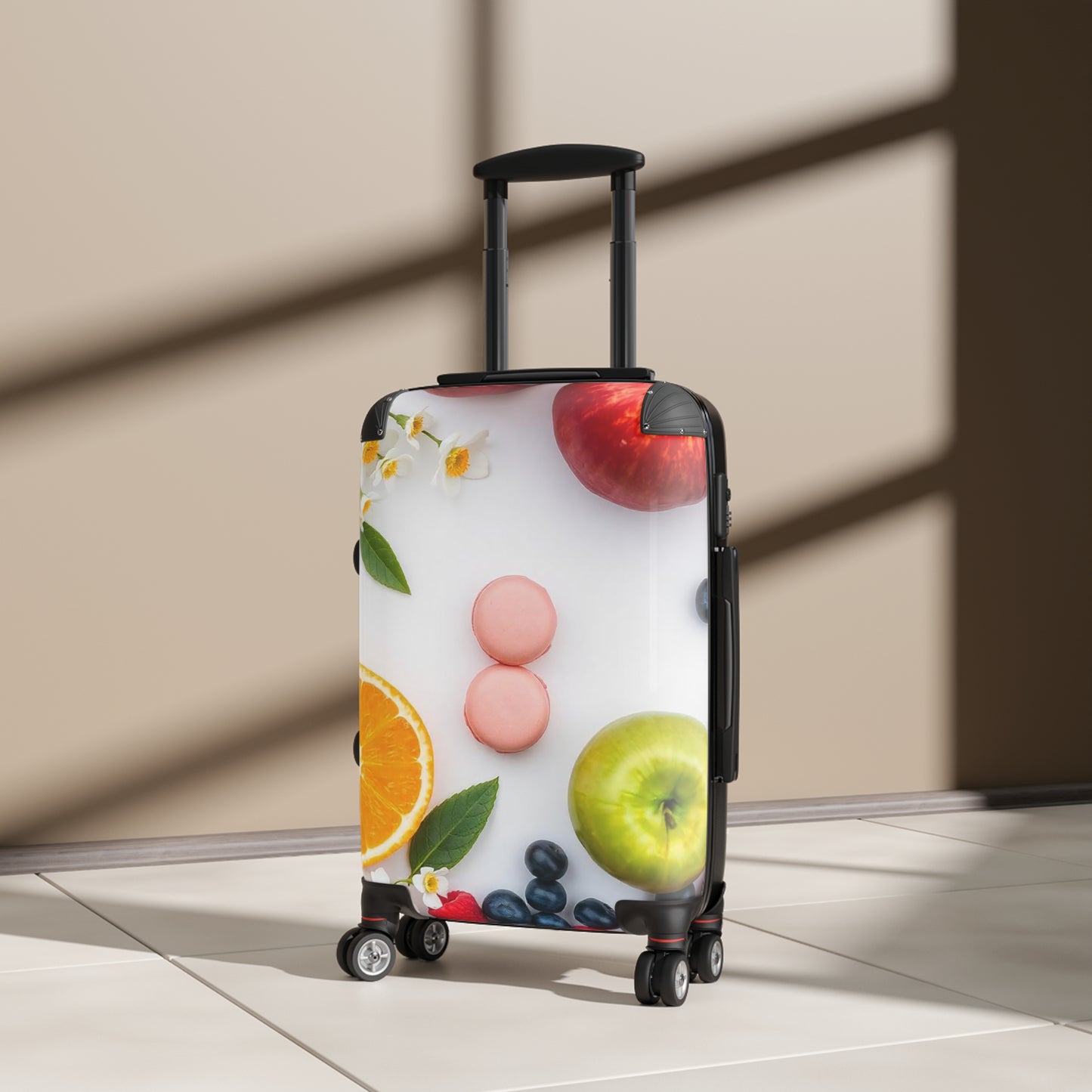Nature Flowers Floral Fruit Art Carry-On Suitcase - Stylish Luggage for Travelers