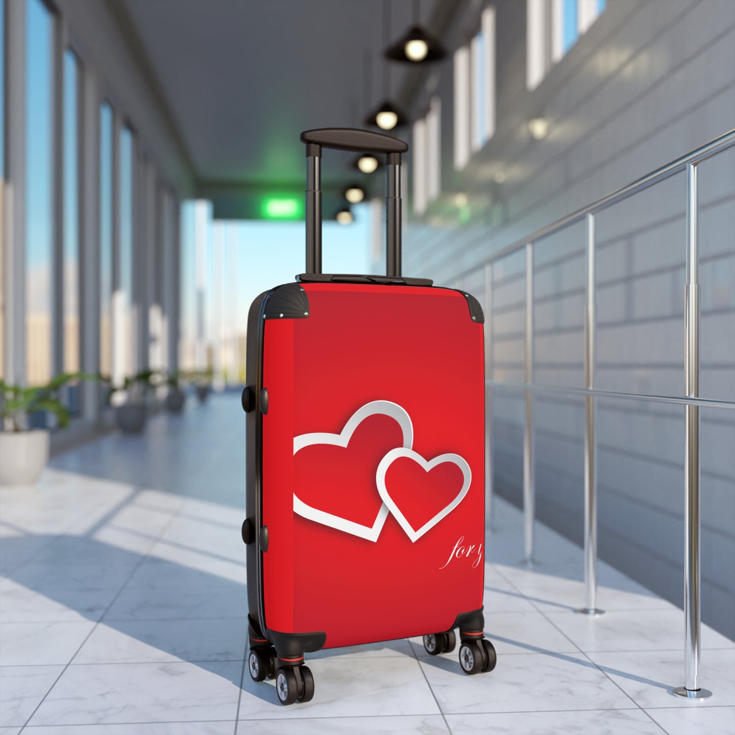 Love Heart For You Art Carry-On Suitcase - Stylish Luggage for Travelers