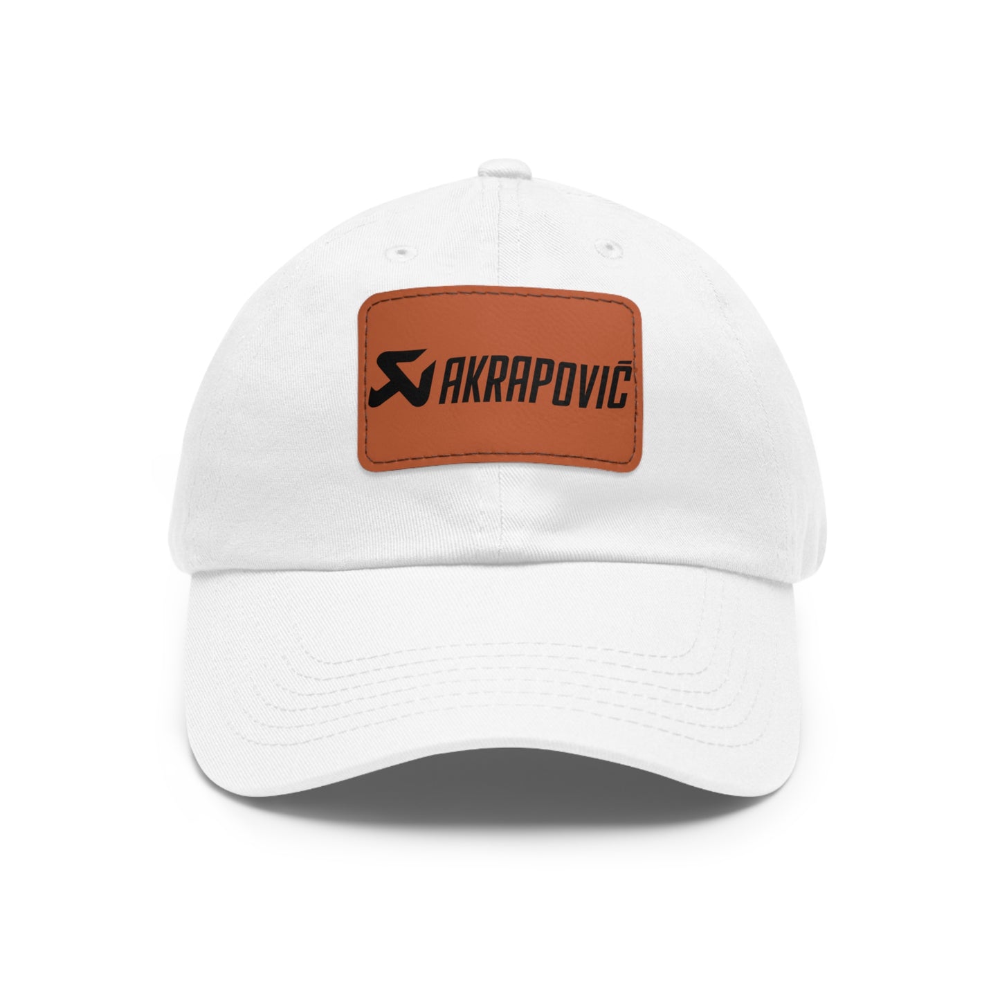 Dad Leather Patch Hat Akrapovič – Timeless Style, Perfect Fit