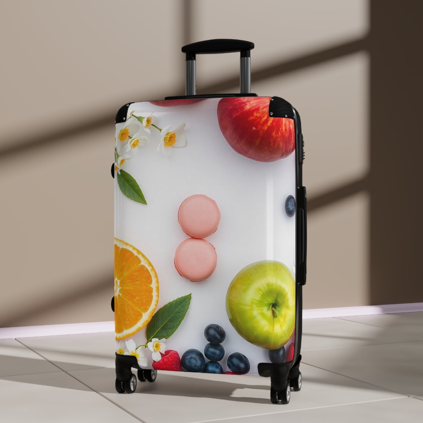 Nature Flowers Floral Fruit Art Carry-On Suitcase - Stylish Luggage for Travelers