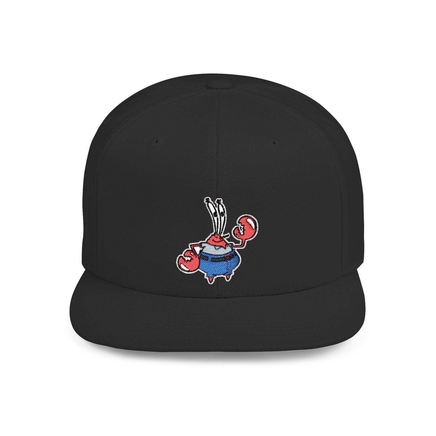 Spongebob Squarepants Mr Krabs Flat Bill Snapback – Lightweight, Custom Fit, Premium Quality