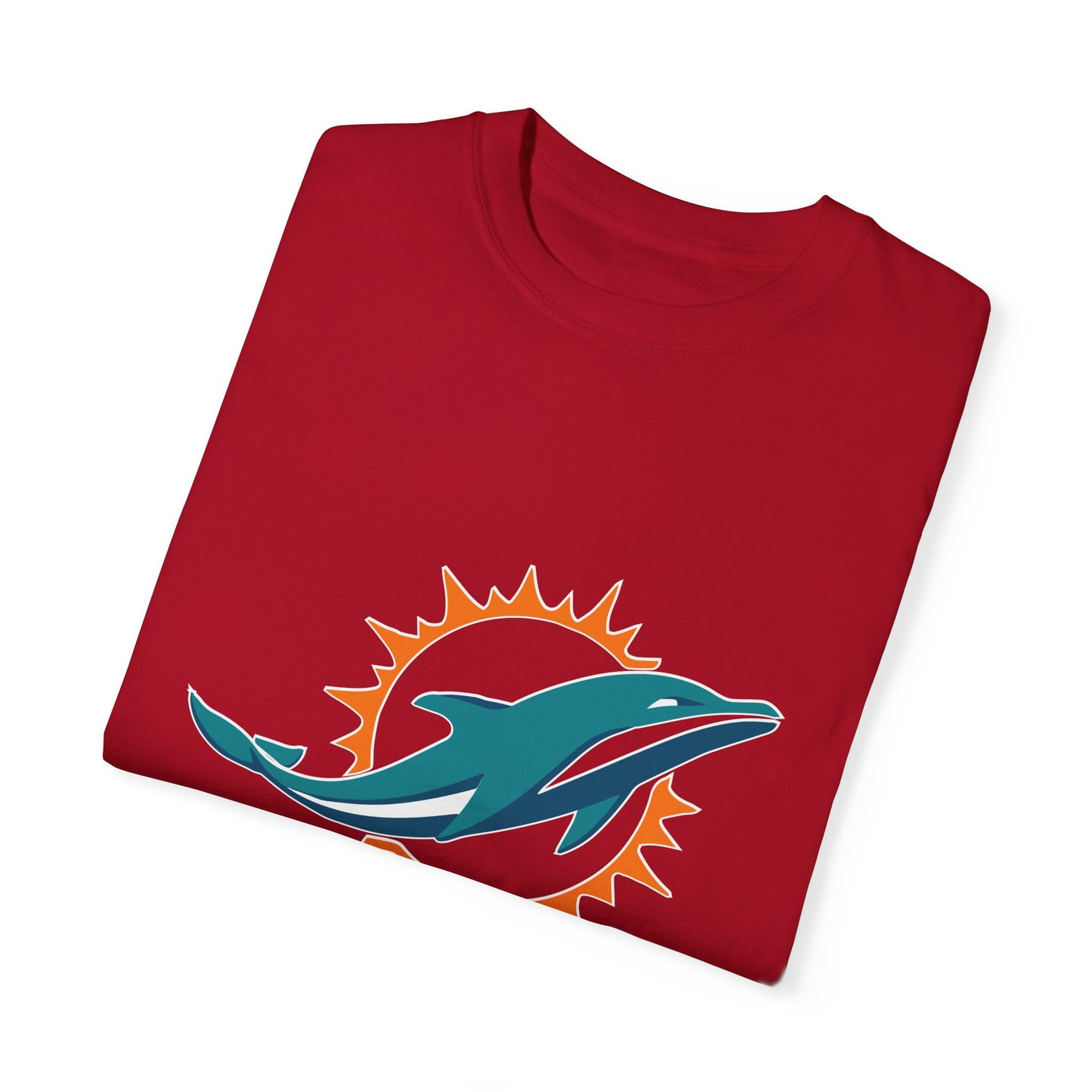 Miami Dolphins Football Merchandise Garment-Dyed T-Shirt – Premium Cotton Tee for Customization