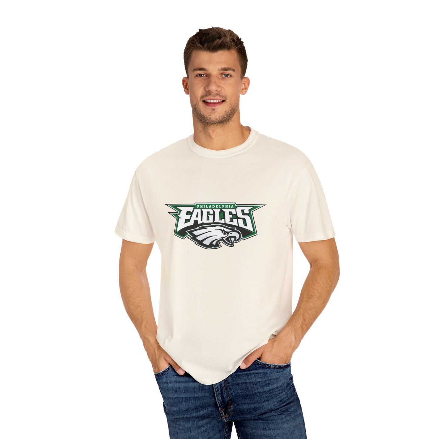 Philadelphia Eagles Gear Garment-Dyed T-Shirt – Premium Cotton Tee for Customization