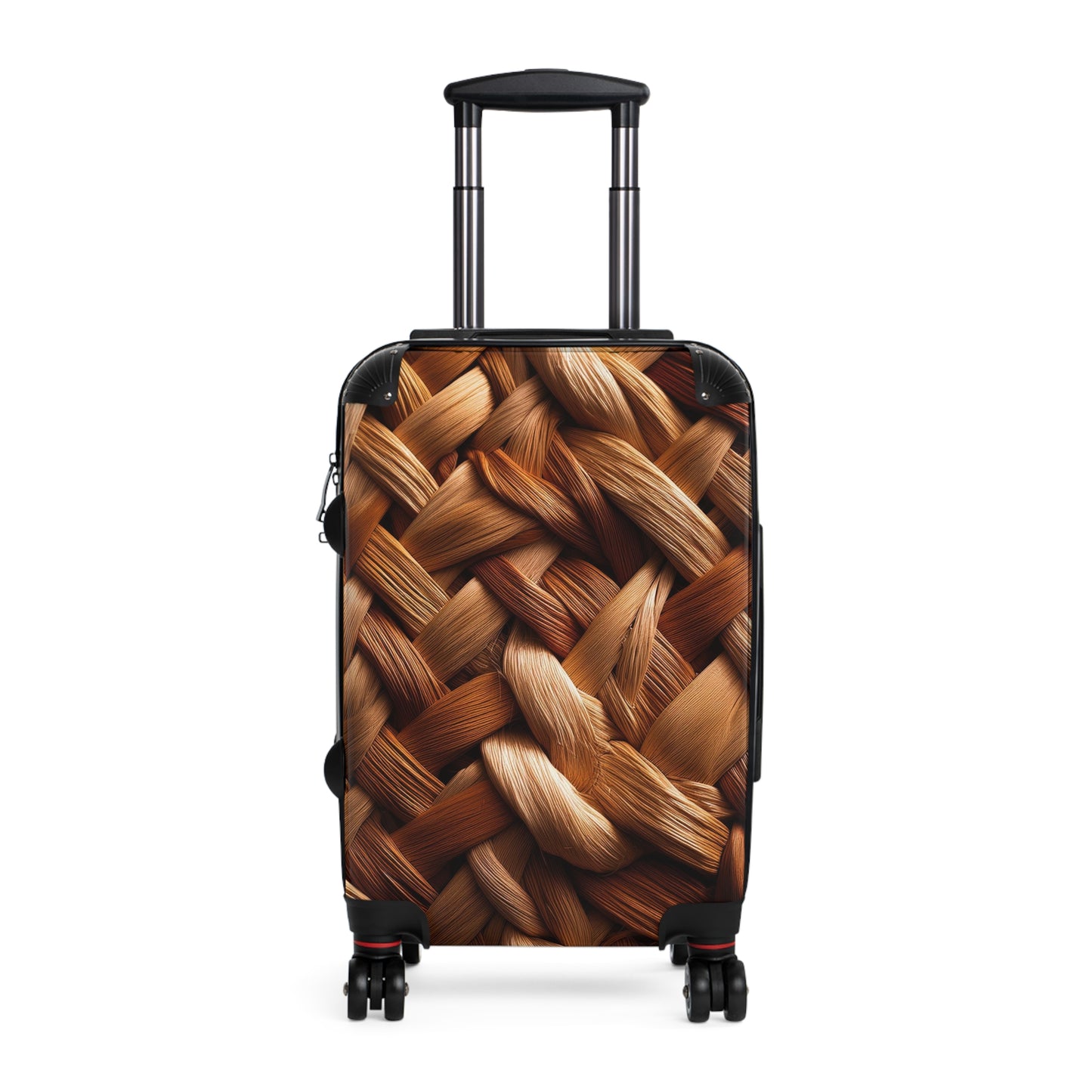 Nature Texture Wooven Art Carry-On Suitcase - Stylish Luggage for Travelers