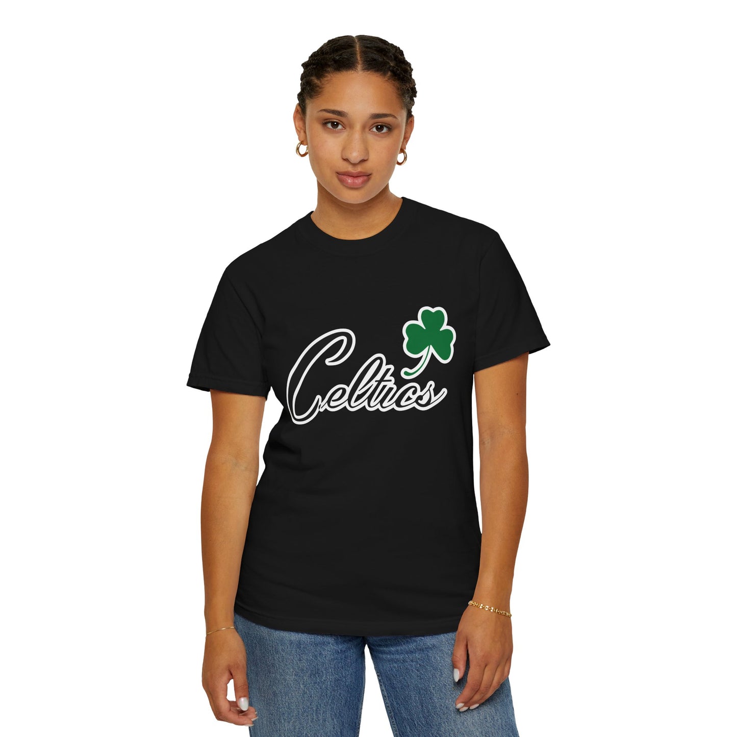Boston Celtics Game Day Vibes Style Garment-Dyed T-Shirt – Premium Cotton Tee for Customization
