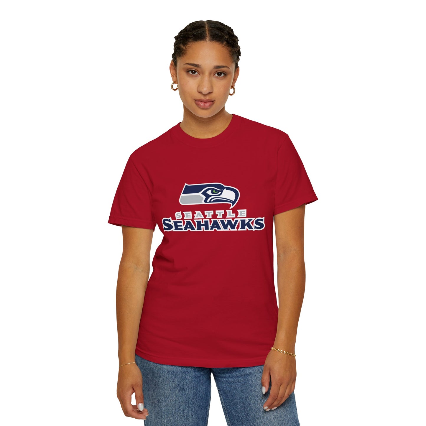 Seattle Seahawks Gear Garment-Dyed T-Shirt – Premium Cotton Tee for Customization