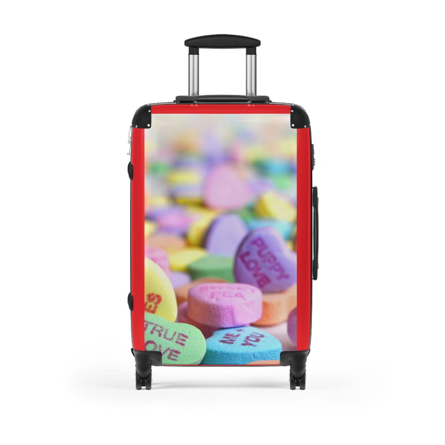 Love Heart Valentine Art Carry-On Suitcase - Stylish Luggage for Travelers