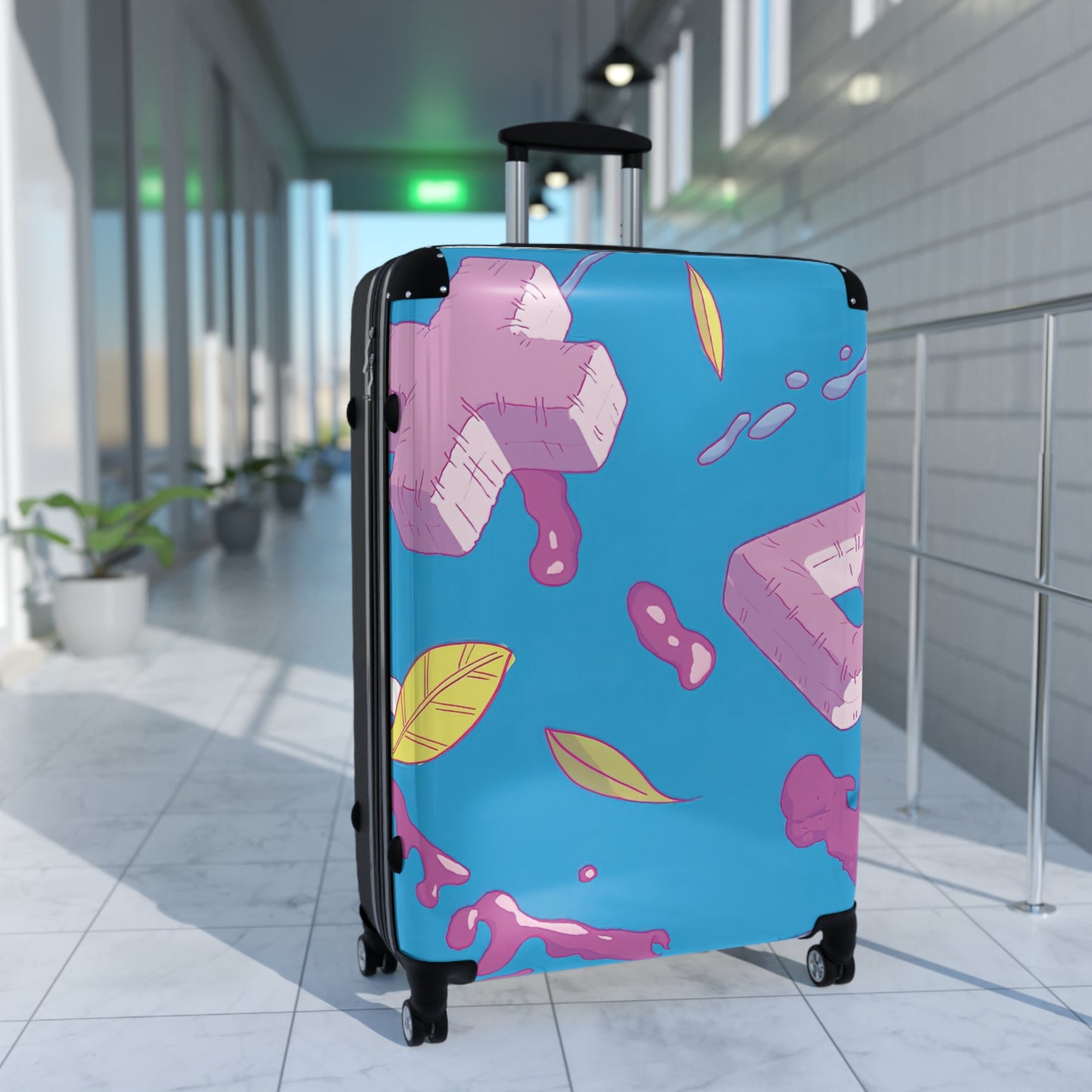Abstract Playstation Carry-On Suitcase - Stylish Luggage for Travelers