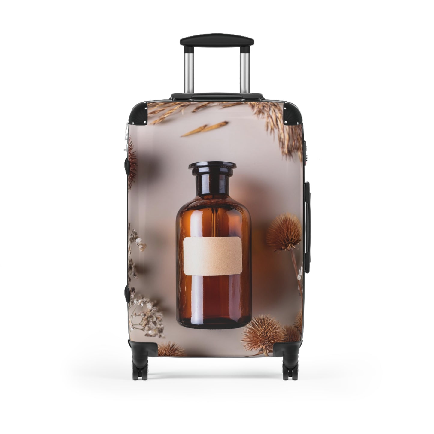 Nature Flowers Floral Dried Flower Art Carry-On Suitcase - Stylish Luggage for Travelers