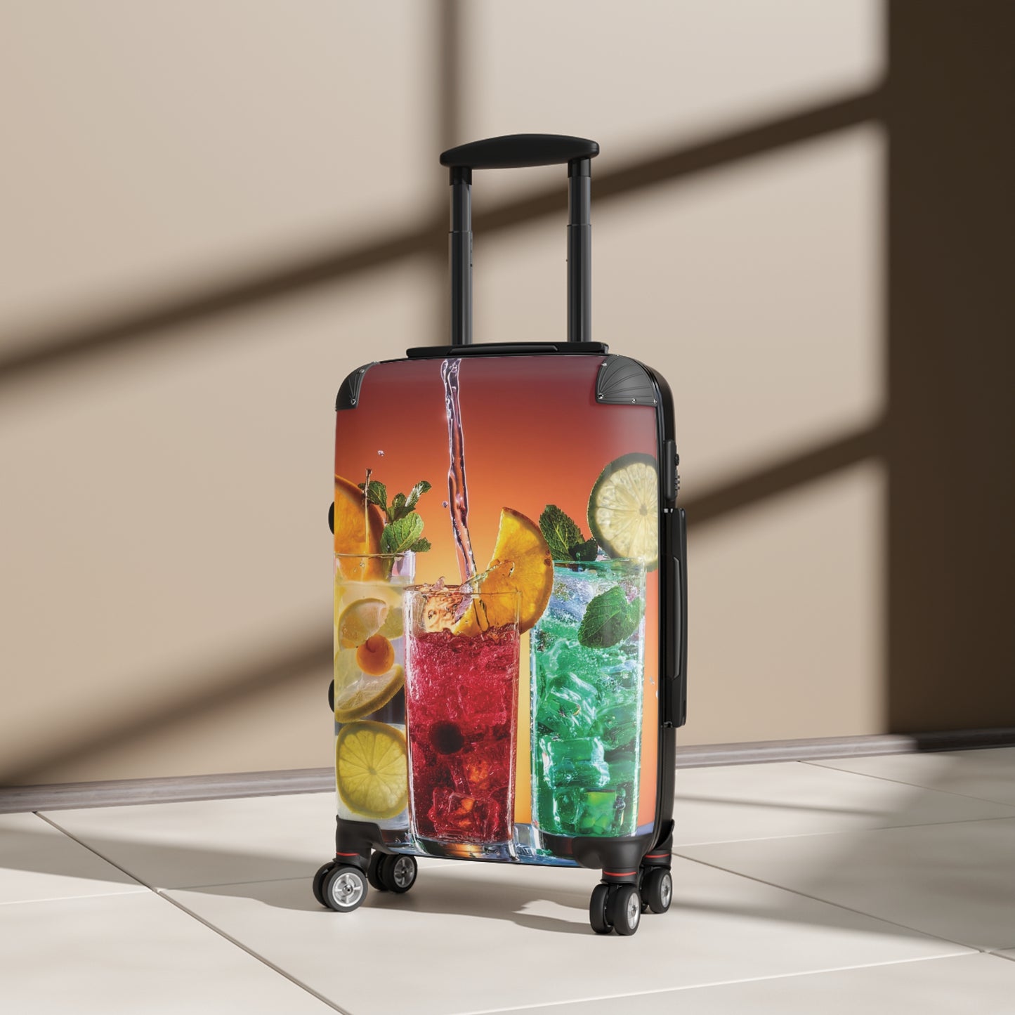Nature Summer Refreshing Summer Drinks Carry-On Suitcase - Stylish Luggage for Travelers