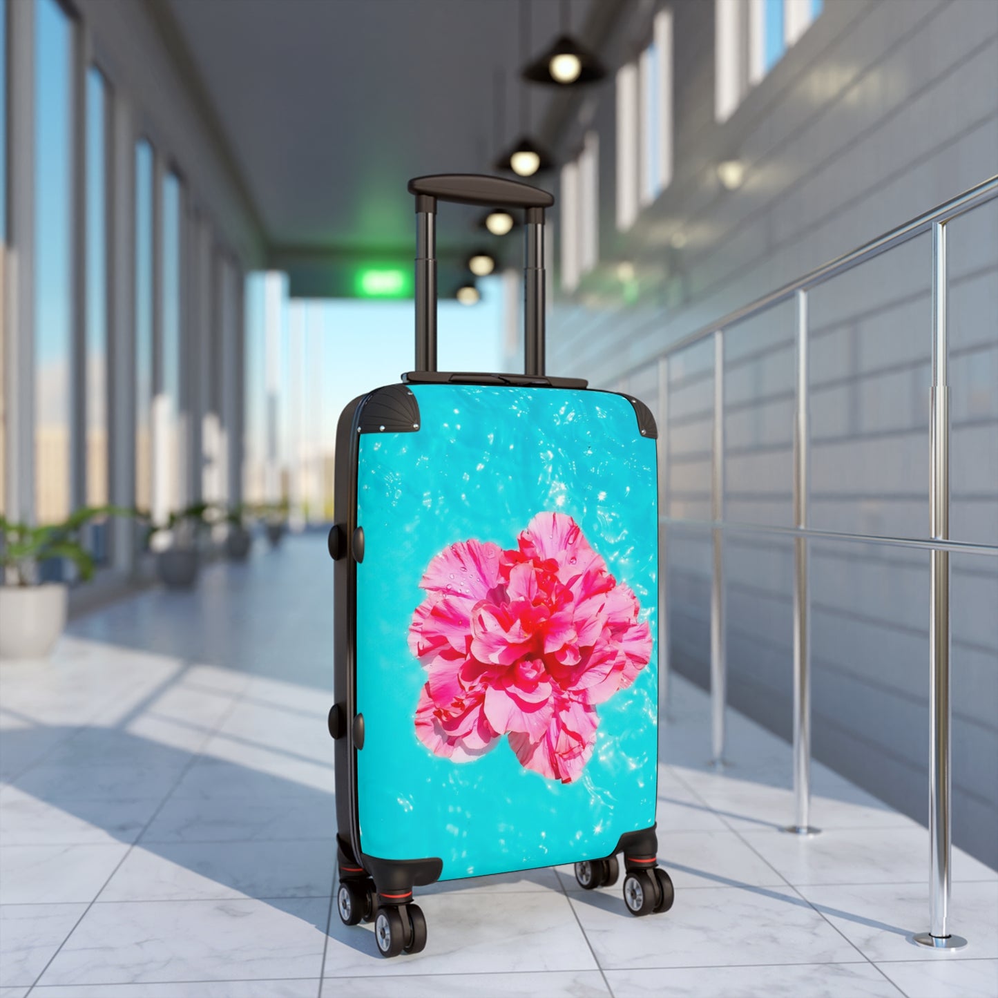 Nature Flowers Floral Floating Art Carry-On Suitcase - Stylish Luggage for Travelers