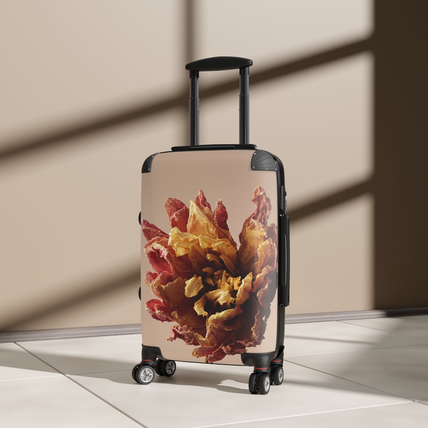 Nature Flowers Floral Dahlia Art Carry-On Suitcase - Stylish Luggage for Travelers