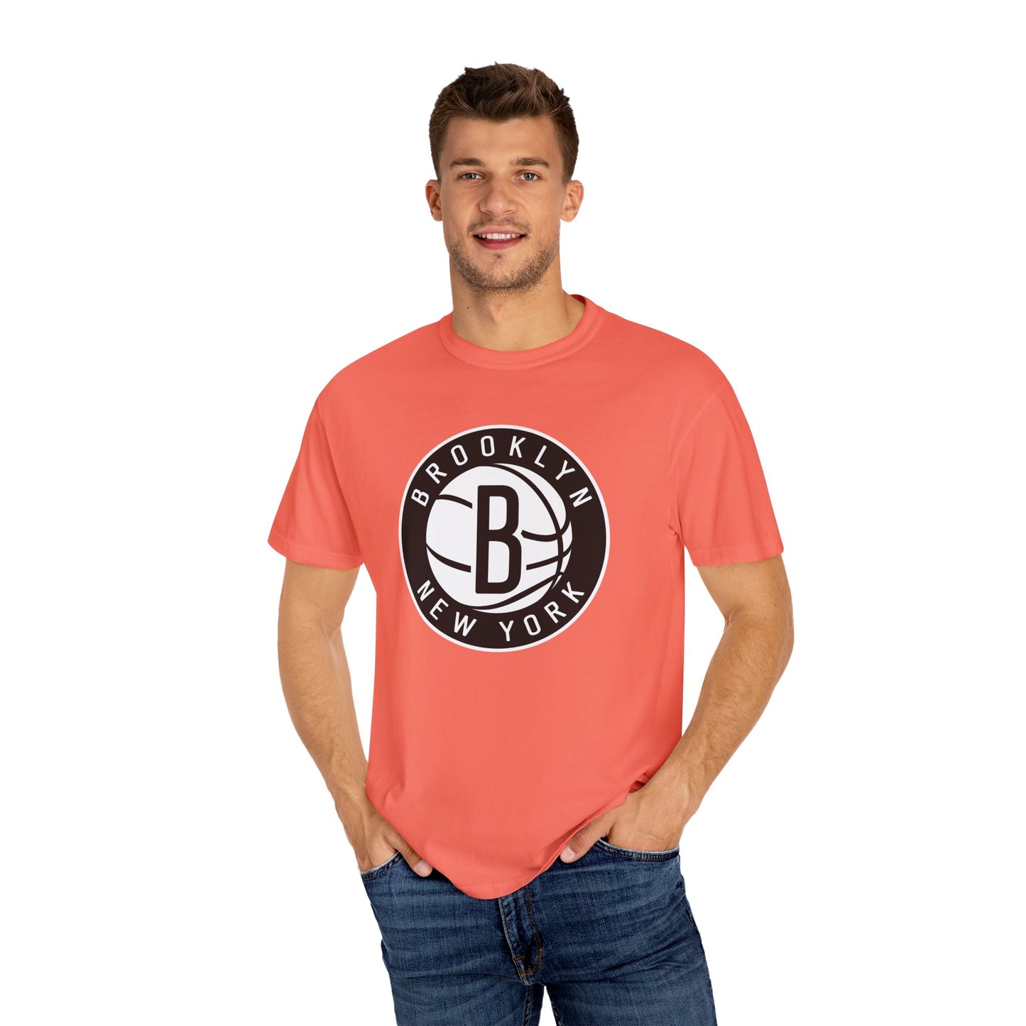 Brooklyn Nets Game Day Gear Garment-Dyed T-Shirt – Premium Cotton Tee for Customization