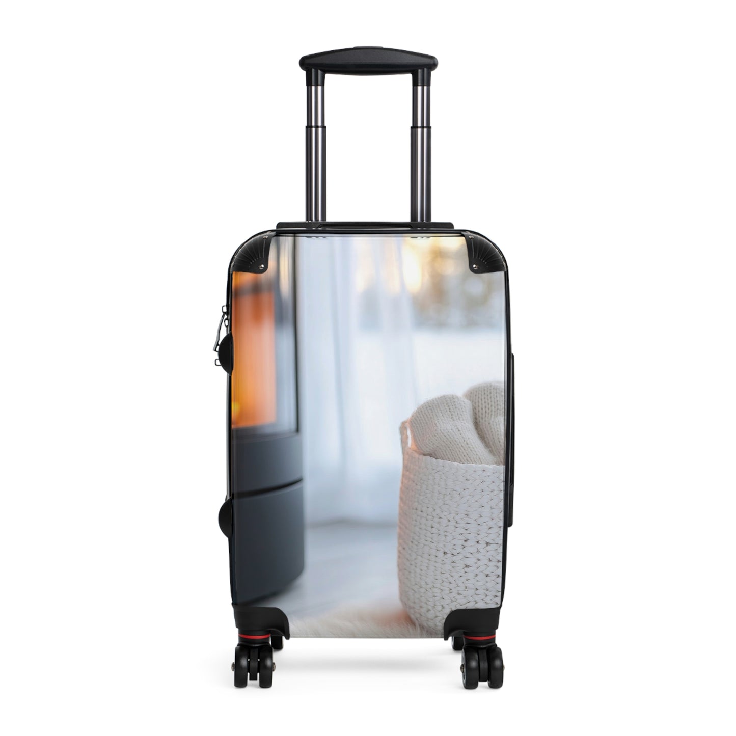 Nature Fire Burning Art Carry-On Suitcase - Stylish Luggage for Travelers