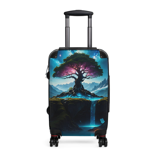 Fantasy Forest Trees Nature Art Carry-On Suitcase - Stylish Luggage for Travelers