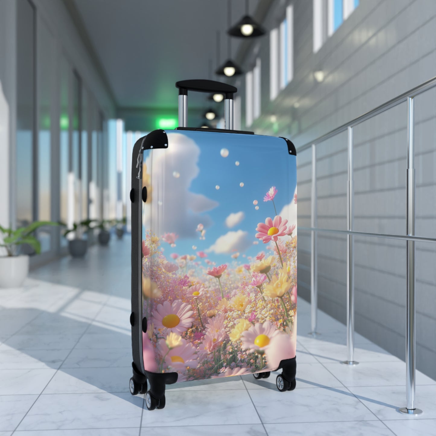 Nature Flowers Floral Sky Spring Art Carry-On Suitcase - Stylish Luggage for Travelers