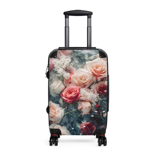 Nature Flowers Floral Water Art Carry-On Suitcase - Stylish Luggage for Travelers