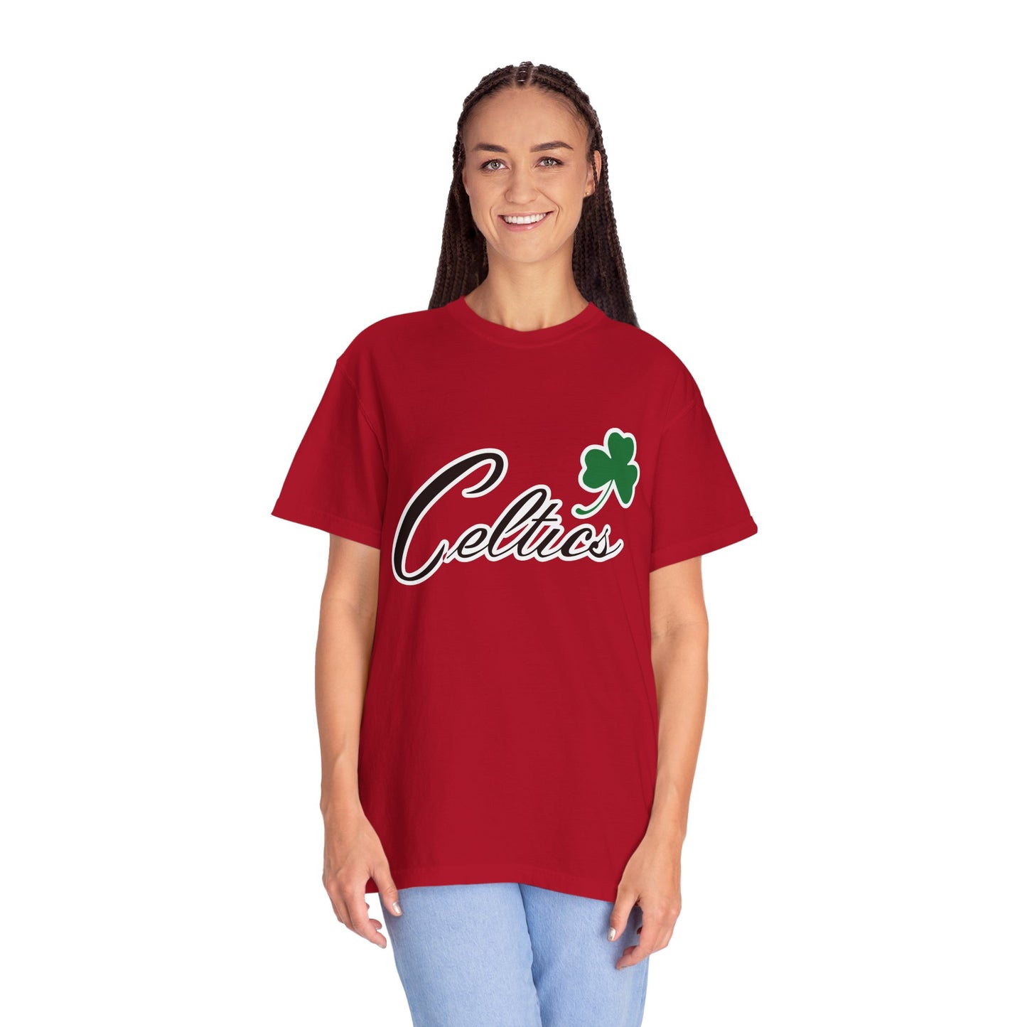 Boston Celtics Game Day Vibes Style Garment-Dyed T-Shirt – Premium Cotton Tee for Customization