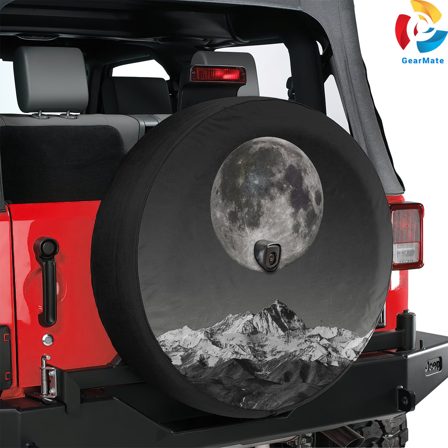 Full Moon Spare Tire Cover – Premium Waterproof UV Resistant Protector