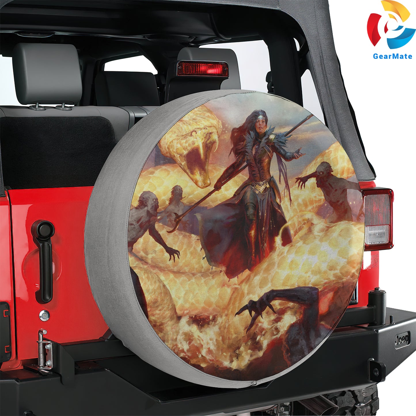 Diablo 4 Video Games Spare Tire Cover – Premium Waterproof UV Resistant Protector