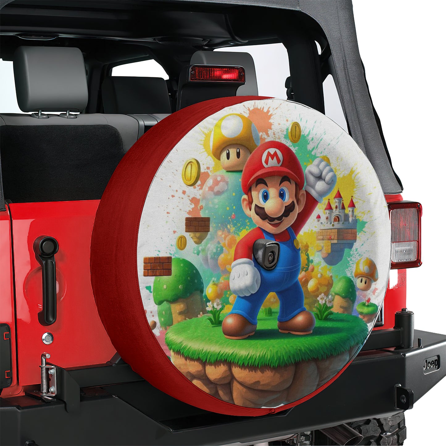 Mario Spare Tire Cover – Premium Waterproof UV Resistant Protector
