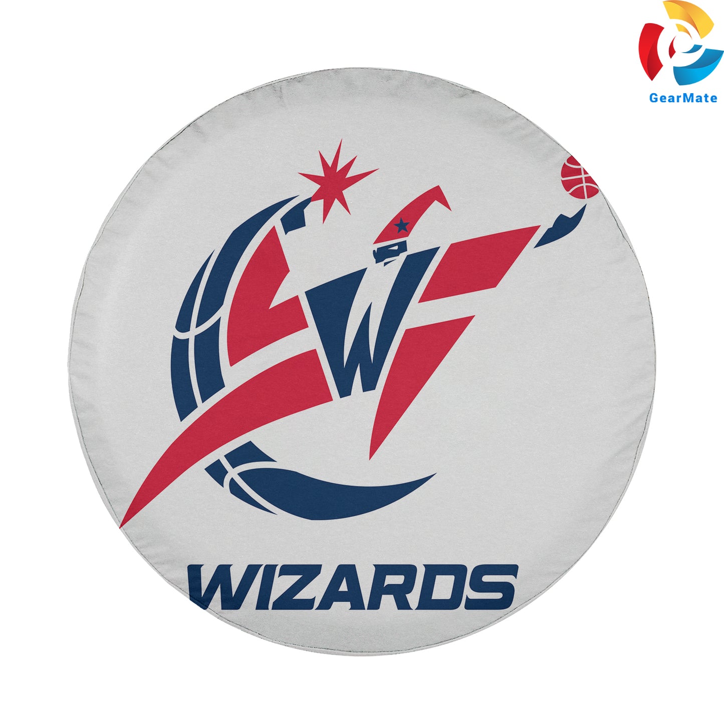 Washington Wizards Gear Up Spare Tire Cover – Premium Waterproof UV-Resistant Protector