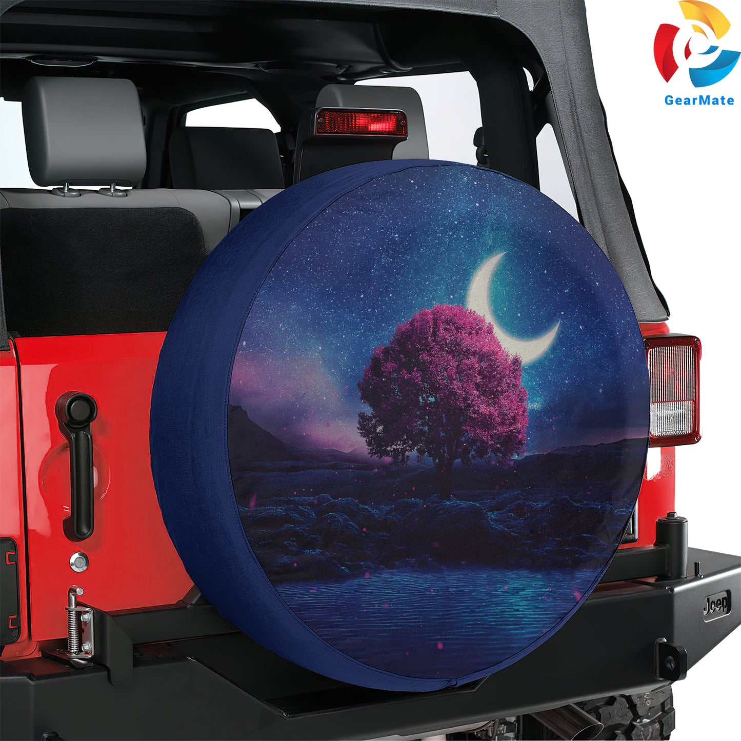 Lone Tree Crescent Moon Spare Tire Cover – Premium Waterproof UV Resistant Protector