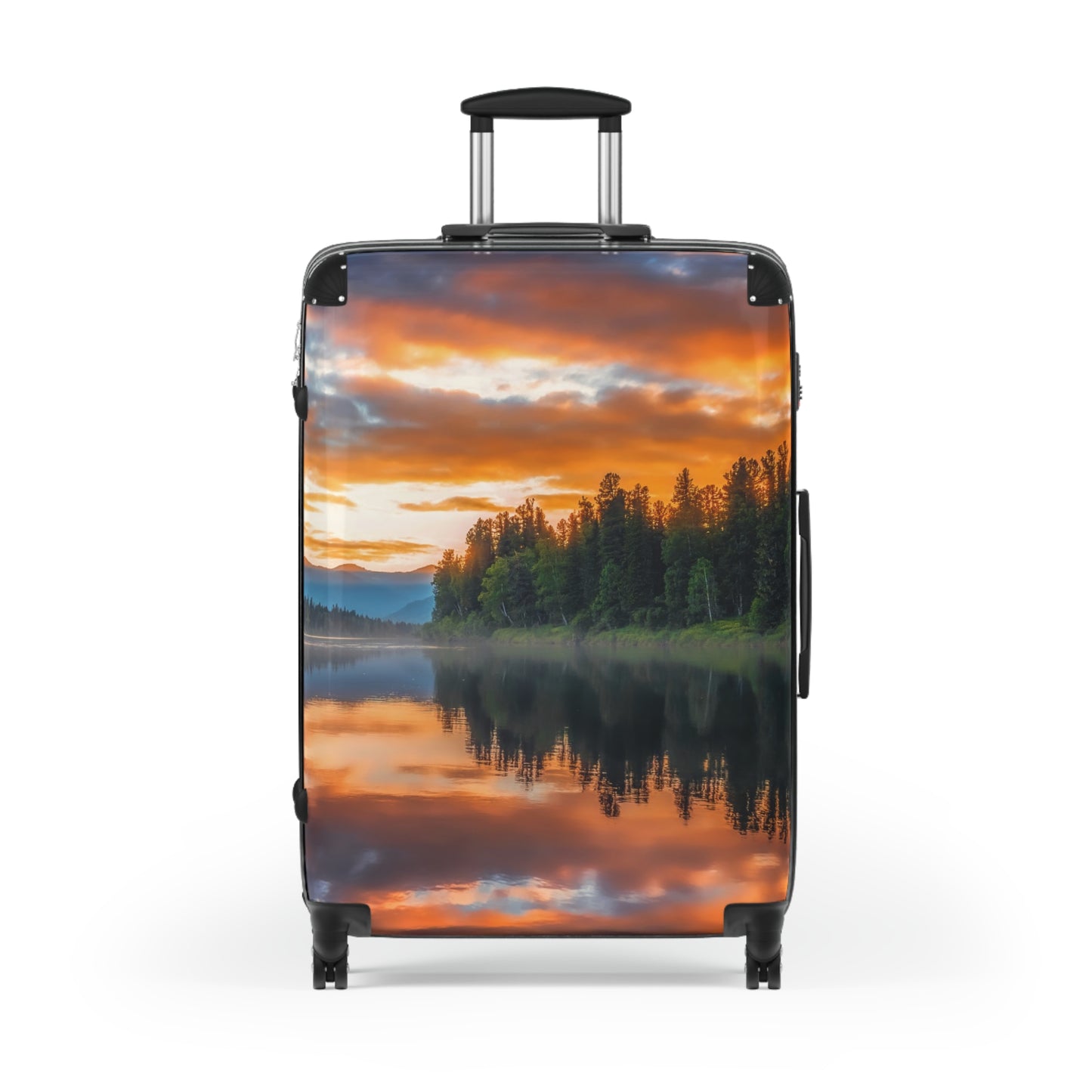 Nature Forest River Art Carry-On Suitcase - Stylish Luggage for Travelers