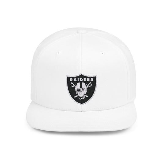 Las Vegas Raiders Flat Bill Snapback – Lightweight, Custom Fit, Premium Quality