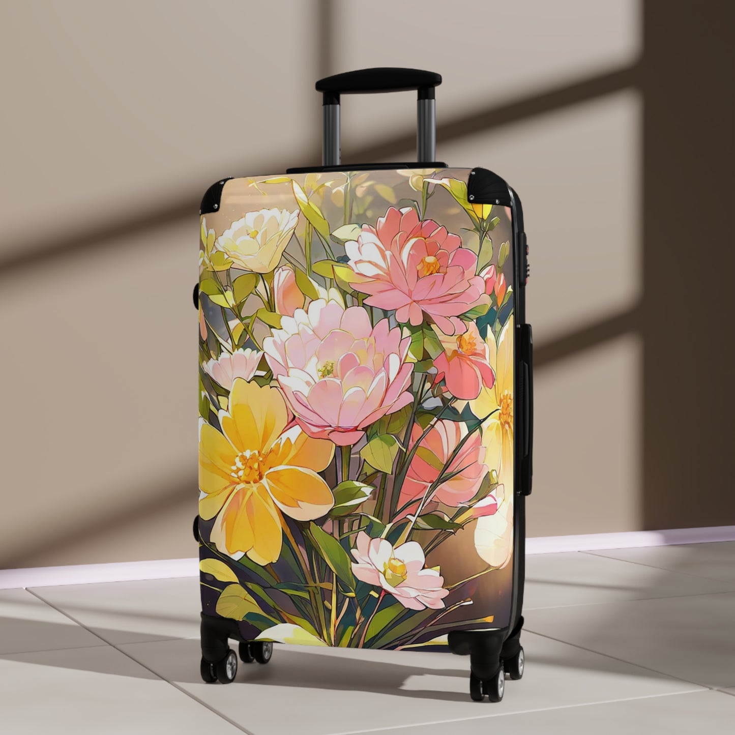 Nature Flowers Floral Srping Wild Art Carry-On Suitcase - Stylish Luggage for Travelers