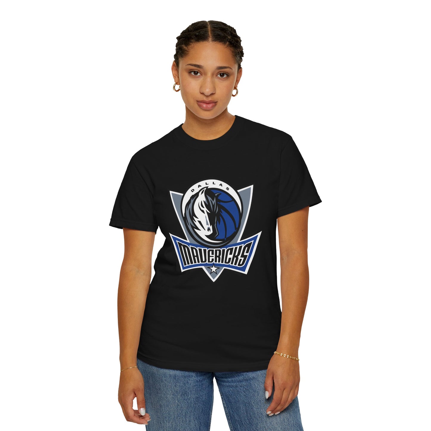 Dallas Mavericks Garment-Dyed T-Shirt – Premium Cotton Tee for Customization