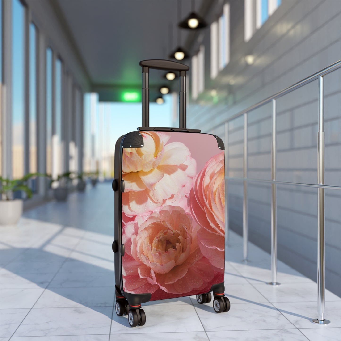 Nature Flowers Floral Ranunculus Art Carry-On Suitcase - Stylish Luggage for Travelers