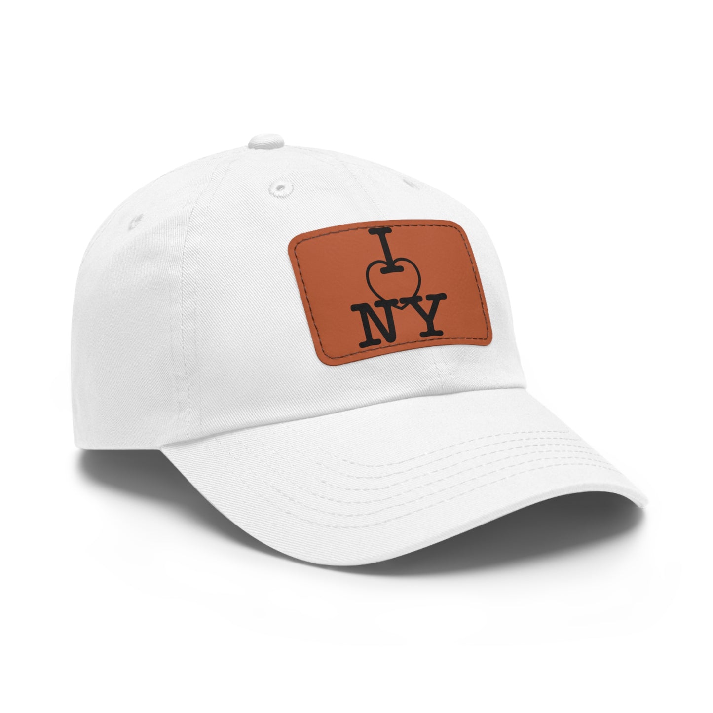Dad Leather Patch Hat I Love NY  – Timeless Style, Perfect Fit
